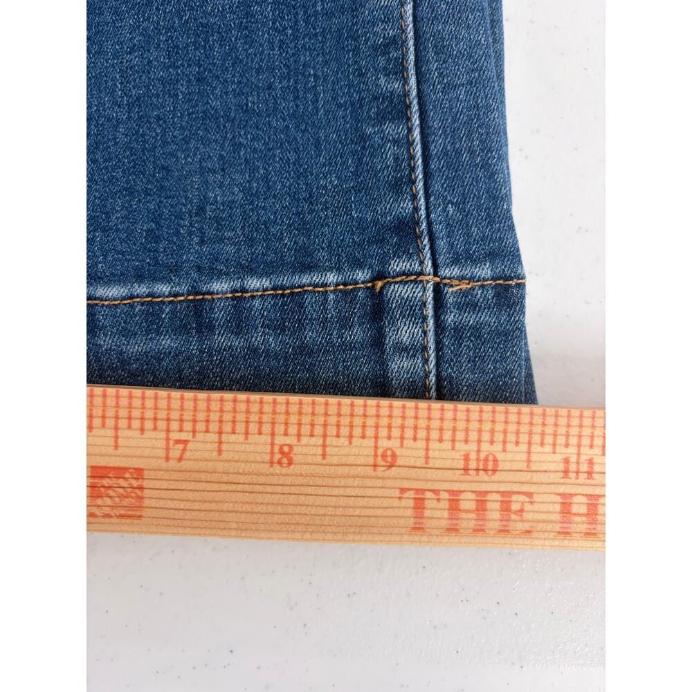 Flying Monkey High Rise Wide Leg Patched Pocket Trouser Jeans Sz 26 Chic Denim - Picture 11 of 11